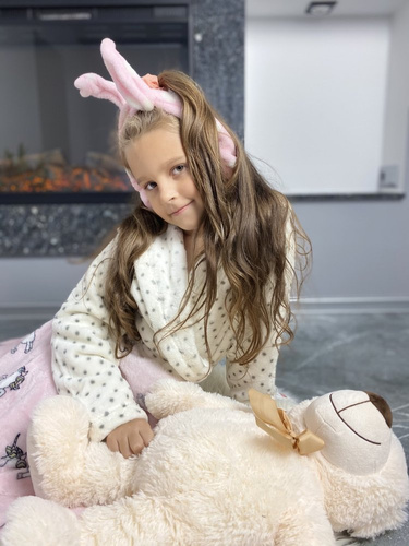 367 Melanie Szlafrok Dziecięcy Forex - ecru