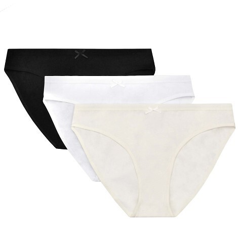 Bawełniane figi damskie Henderson Ollie 37270-K001 – bikini, 3-pak