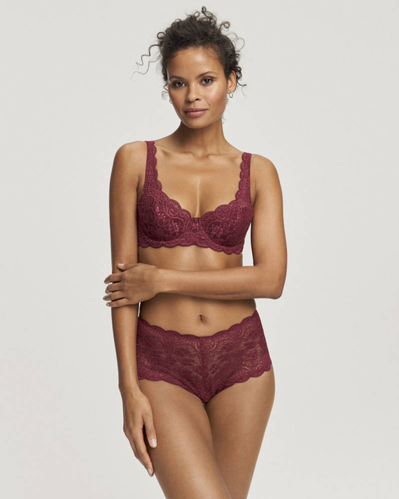 Biustonosz półusztywniany Amourette 300 WHP X Triumph- czarny