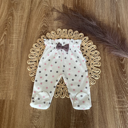 Półśpiochy dziewczęce z wysokim stanem PG11015 Groszki Mamatti