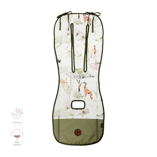 Wkładka do wózka Memory Uni Sawanna Makaszka