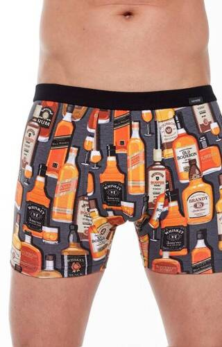 Bokserki męskie Tattoo 280/228 Whiskey Cornette grafitowy
