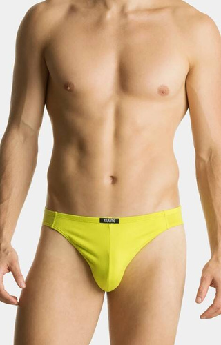 Slipy męskie 3MP-170 A'3 Atlantic-   limonka-niebieski-granatowy