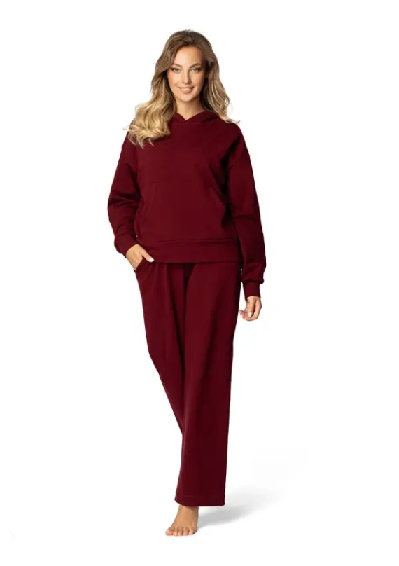 Komplet dresowy DK-K-B8 Dkaren - bordo