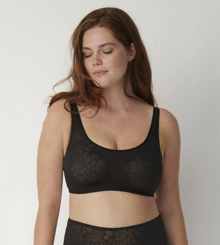 Biustonosz usztywniany bez fiszbin Fit Smart P EX Triumph- czarny