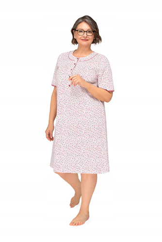Koszula nocna damska 263 Basia I Martel różowa