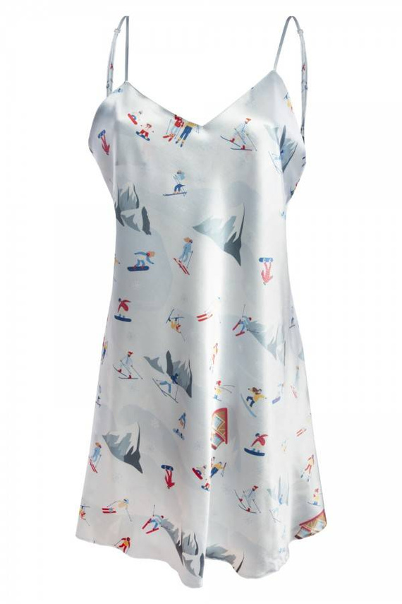 Halka satynowa DK-HK DKaren błękit 015