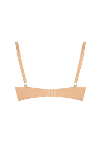Biustonosz push-up Clarisa Nipplex- beżowy