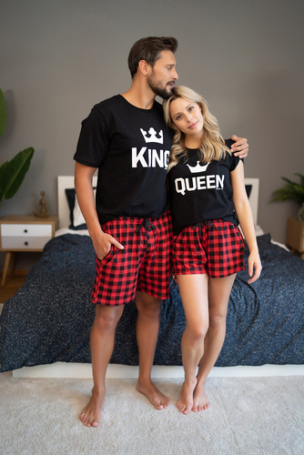 PM.9943 Piżama Damska Doctor Nap - red