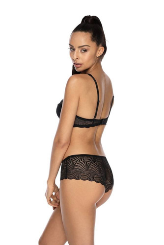 F 3343/54 Lou Figi damskie Mat czarny