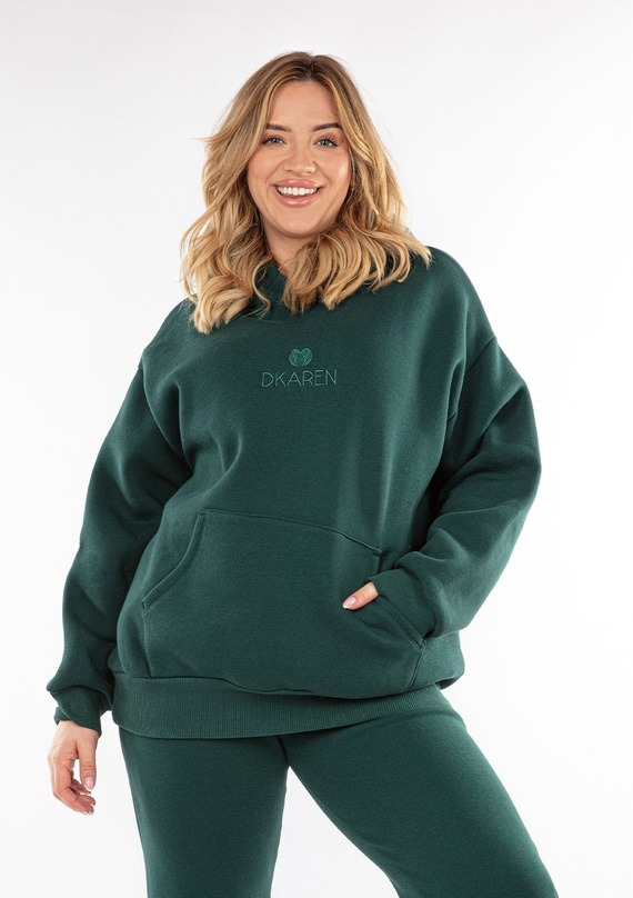 Bluza dresowa DK-K-B9-H1 Dkaren - zielona 