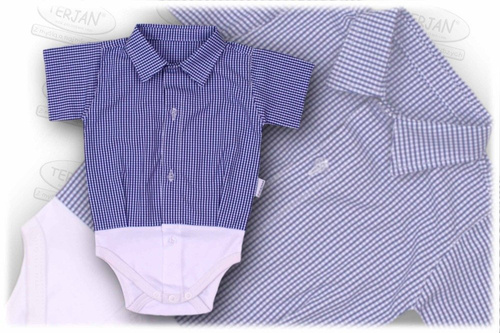 Koszulo-body krótki rękaw Terjan - białe