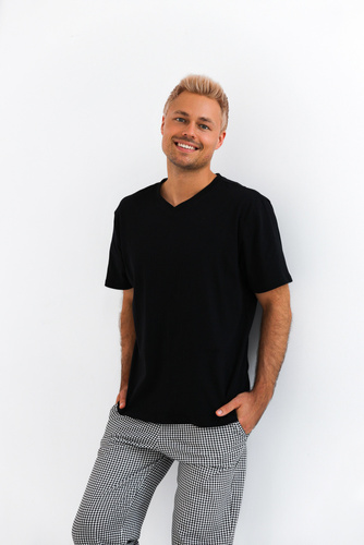 Piżama męska Pedro Sensis - czarny