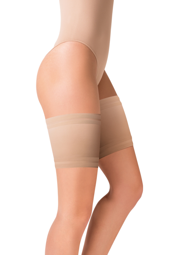 Opaska na uda 510 Satine Size Plus Gabriella beige/beżowy