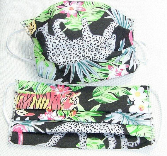 Maseczka maska ochronna na twarz Karo - szare koty