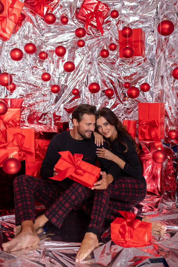 Piżama Męska długi rękaw, długie spodnie Zeman Italian Fashion - czarny/druk