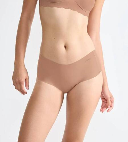 Figi Damskie Zero Microfibre 2.0 Short Sloggi - Cameo brown