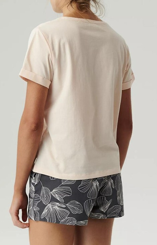 Piżama Damska NLP-489 Atlantic- pudrowy-grafitowy