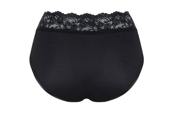 Figi Damskie Romance Midi Sloggi Go - black
