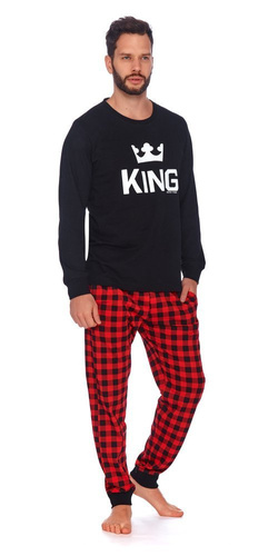 PMB.9761 Piżama Męska Doctor Nap - red