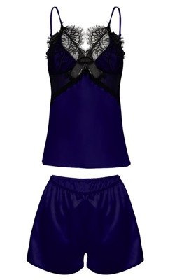 Beatrice Komplet piżama damska DKaren -granat