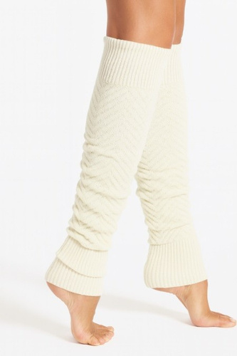 Gatta Wedel Soft art.01 – zimowe getry z żakardowym wzorem, off white