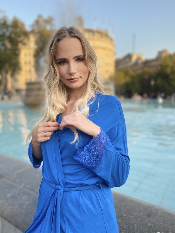 412 Dagmara Szlafrok damski Krótki Forex - chaber