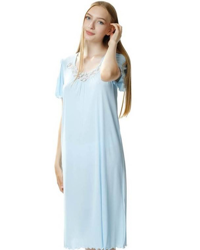 Koszula nocna damska 4112 Beatriz Mewa niebieski