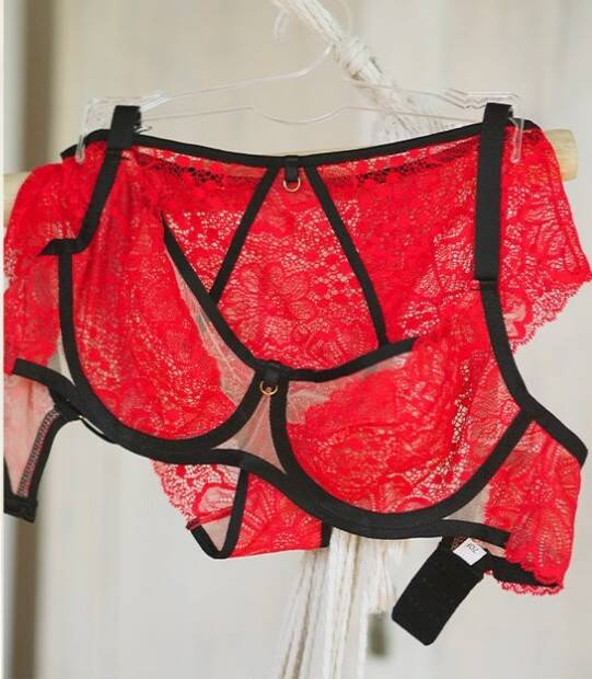 Figi damskie 19229 Julia Mediolano red