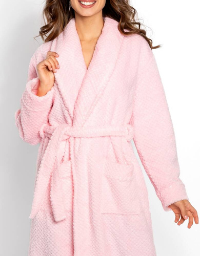 Szlafrok damski Eloise Long Momenti Per Me pink