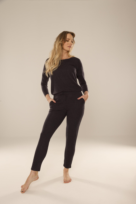 305 Paula Kombinezon Piżama Damska -granat