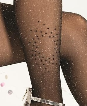 Rajstopy Silver Party wz. 17 Lurex 20 den – błysk, styl i kobiecość