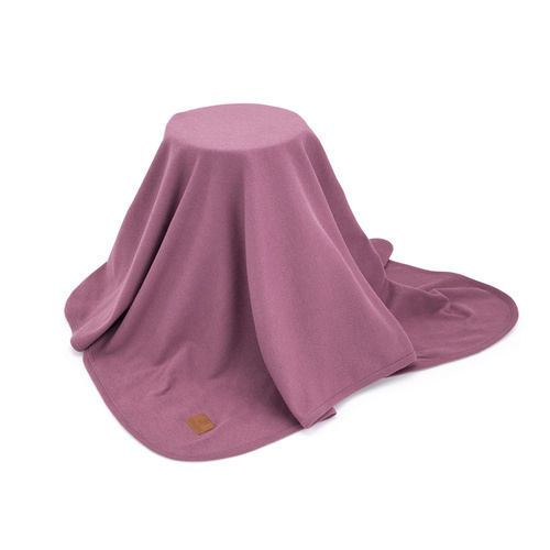 Kocyk niemowlaka cotton Burgund Makaszka