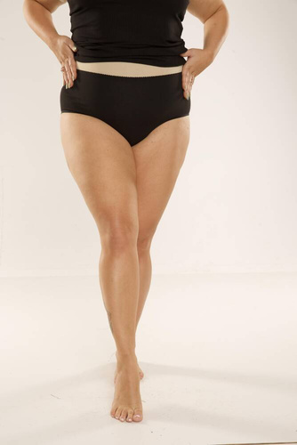 Figi wysokie 018 Sara De lafense - czarny