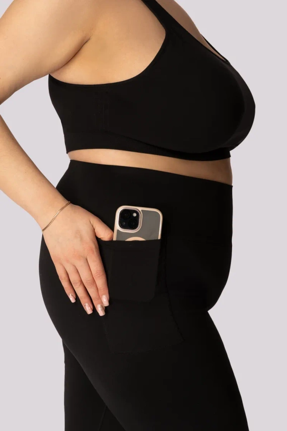 Legginsy damskie Base Mona czarny