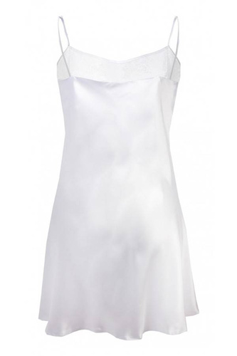 Halka satynowa koszulka damska Doreen DKaren - biały