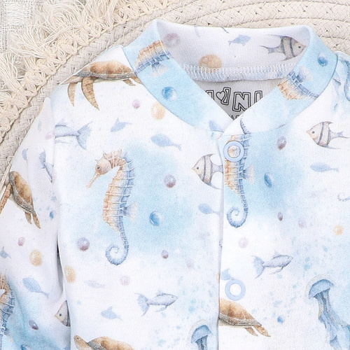 Nini Kaftanik Sea Of Joy – organiczna bawełna, dla noworodka