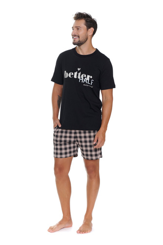 PMB.5342 Piżama Męska Doctor Nap - black
