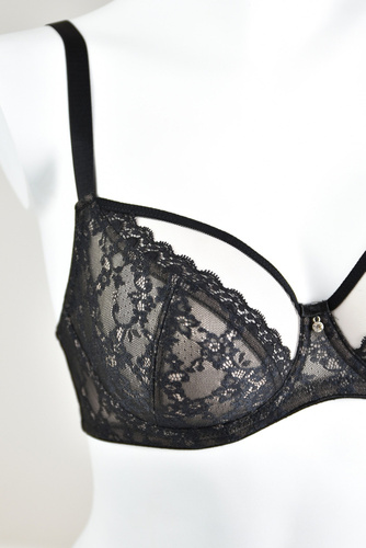 Biustonosz miękki 19160 Madame Mediolano czarny