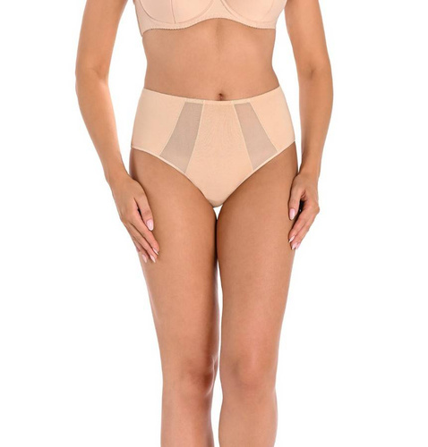 Figi z wysokim stanem Vicky Teyli - beżowy