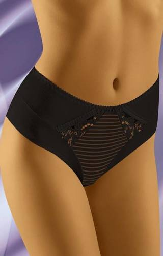 Figi damskie Eco-KA Wol-Bar - czarny