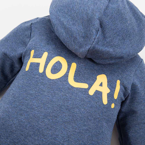 Pajac z kapturem kombinezon Hola Eevi - granatowy