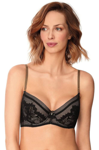 Figi Damskie Zara  Nipplex czarny złoty