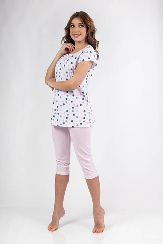 Piżama Damska 690  Regina ecru