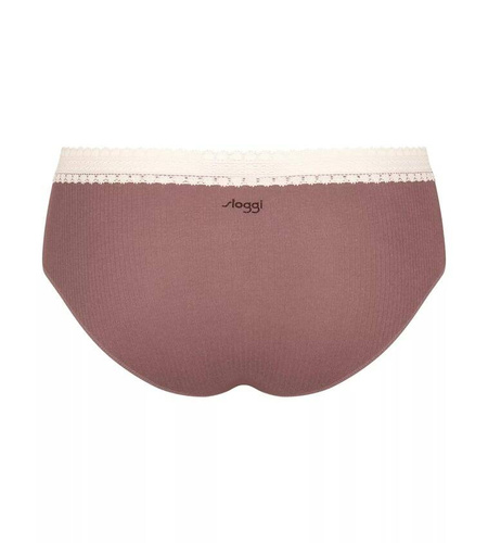 Figi Damskie GO Ribbed R Hipster C2P 2-pak Sloggi - black