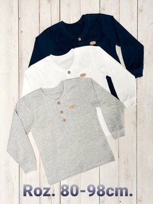 Koszulka dziecięca Mieszko długi rękaw Bambarillo melanż