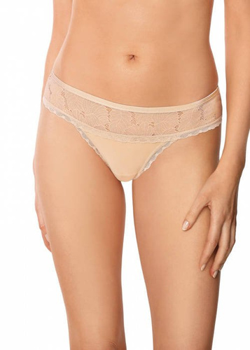 Figi damskie brazyliany Amanda Nipplex beżowy