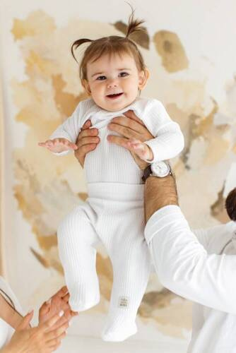 Półśpioch niemowlęcy "Natural Waffel" Makoma white