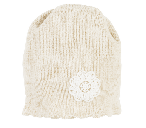 Czapeczka ażurowa CZ4Beż Marija - beżowy