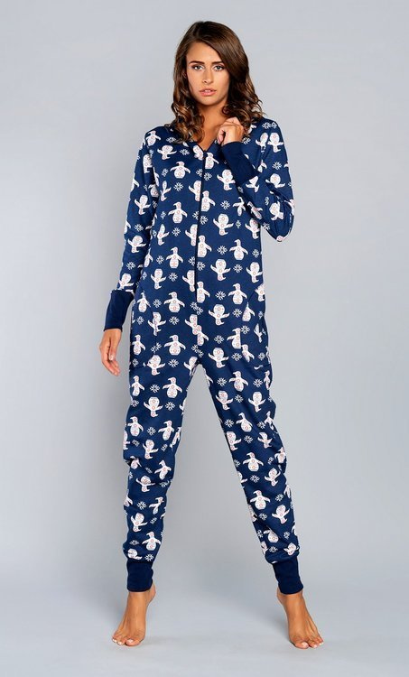 Nana Kombinezon Damski długi Italian Fashion - czerwony